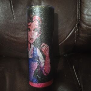 Glittery Beauty And The Beast 20oz Tumbler.